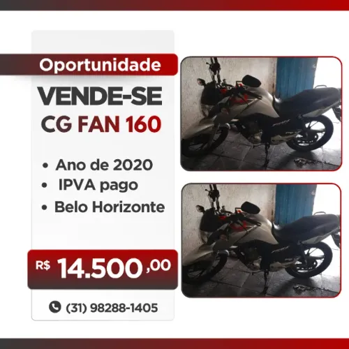 VENDE-SE CG FAN 160 (2020)