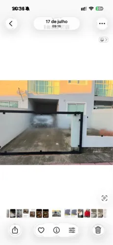 Portão mais parte de vidro