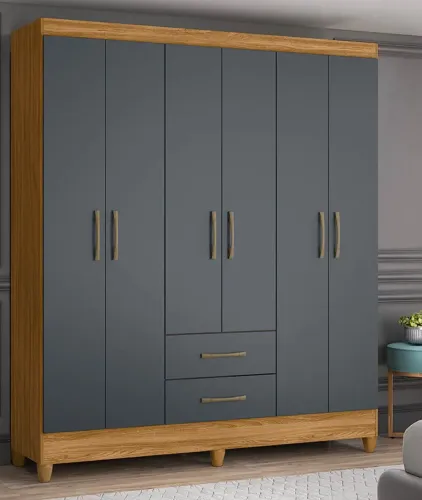 Guarda roupa casal com 6 portas / NOVO / ENTREGAMOS