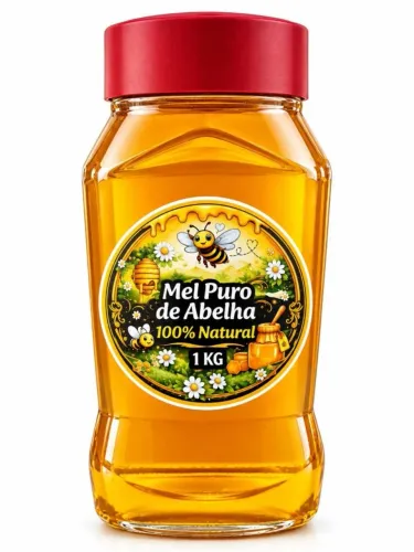 Mel De Abelha Puro 100% Natural Florada Laranjeira