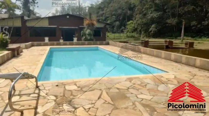 Chácara em Pouso Alegre - Ribeirão Pires, com 43.000m2 de terreno, 139m2 de área construíd