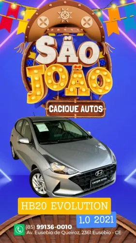 Hyundai HB20 Evolution 1.0 Flex 12V MEC 2021