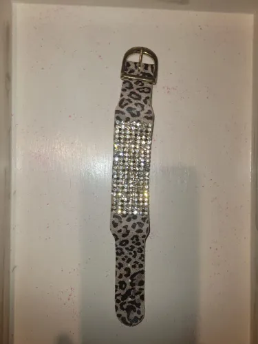 Bracelete onça com brilhos