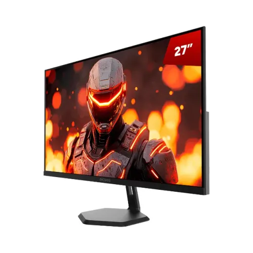Monitor Gamer Pcyes Quartzo Q27F 27" Flat Fhd Ips 100Hz 5Ms Hdmi/Vga Freesync Black Vulcan