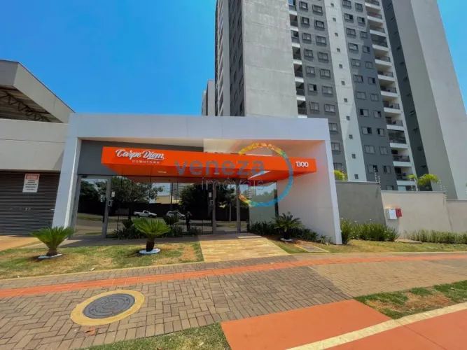 Apartamento para alugar no Ed Carpe Diem Downtown na região Leste de Londrina com 2 quarto