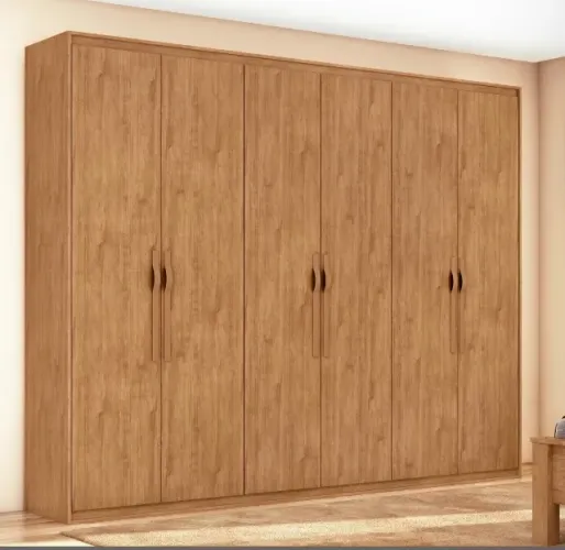 Guarda Roupa 6 Portas Select 270 Amêndoa