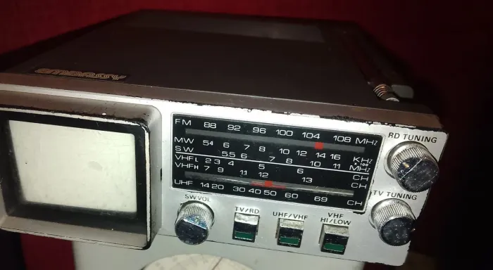 Televisão retrô uso decorativo