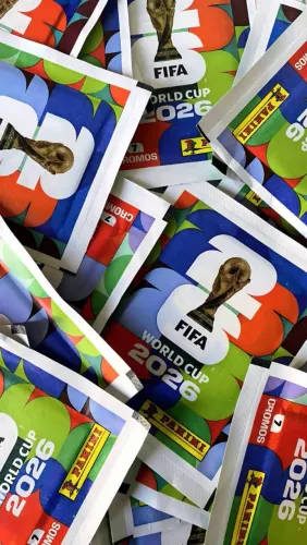 Kit 10 pacotes de figurinhas 