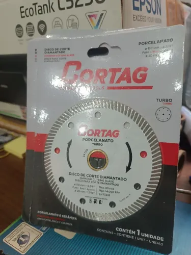 Cortag Disco para Porcelanato turbo diamantado 