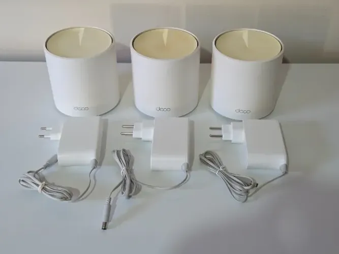 3x Roteador TP-Link Deco X60 AX3000 Wi-Fi 6 Mesh Gigabit Dual-Band (3-pack)
