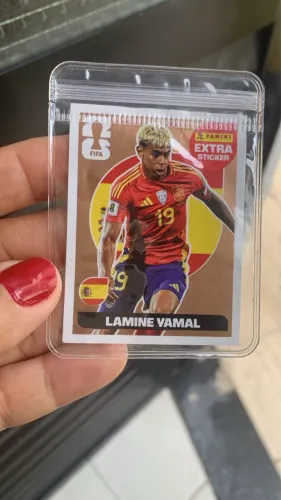Vendo figurinha Gold Extra Sticker do Lamine Yamal