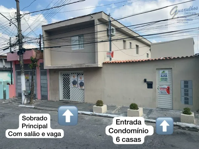 *OPORTUNIDADE* Imóvel á venda para renda, 1 Sobrado, Salão e 6 casas, Vl Araguaia, SP R1.1