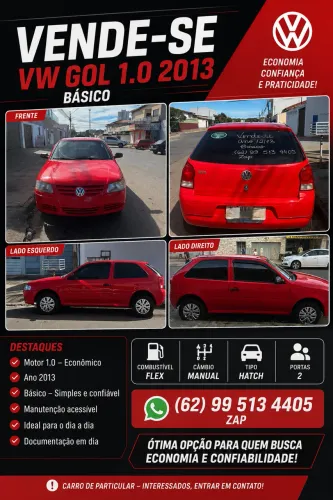 Volkswagen Gol Geração IV Trend 1.0 8V MI Total Flex Mec. 2P 2013