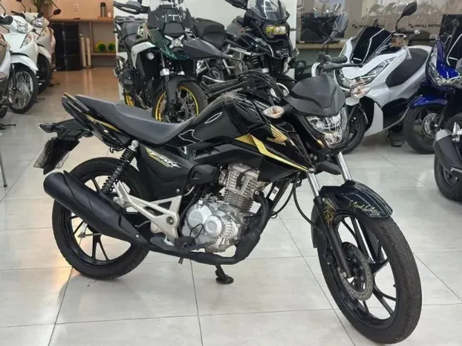Honda CG FAN 160 2025 Preta - Mepal Motos