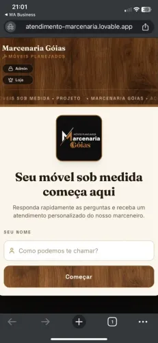 Meu aplicativo para filtrar cliente curioso de cliente que quer fechar negócio