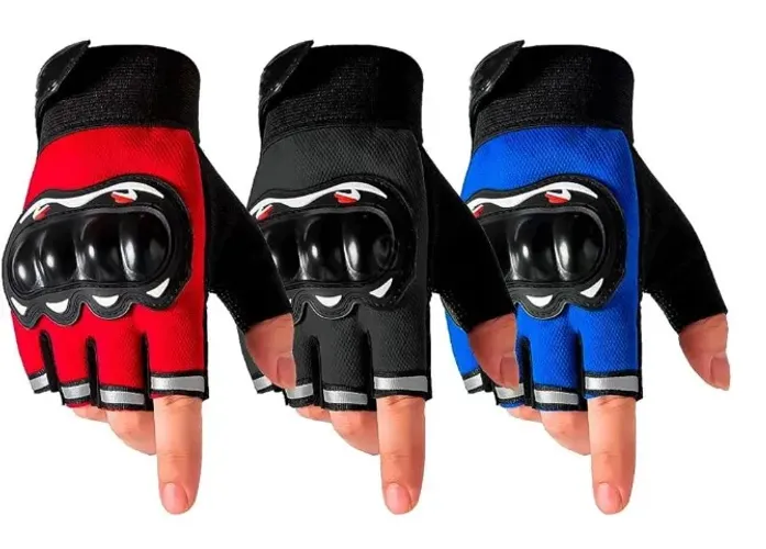 Luva para Motoqueiro ou Ciclistas Meio Dedo
