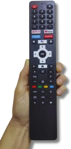 Controle Remoto compatível TV PHILCO GACR29TVBT- PTV50G10AG11SK com Teclas especiais