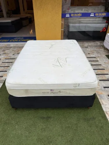 Cama box CASAL MASTER SEMINOVA TOP - ENTREGAMOS