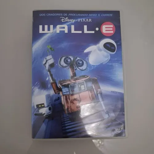 DVD Original do Filme Infantil de Animação Wall-E - Disney/Pixar - 2008