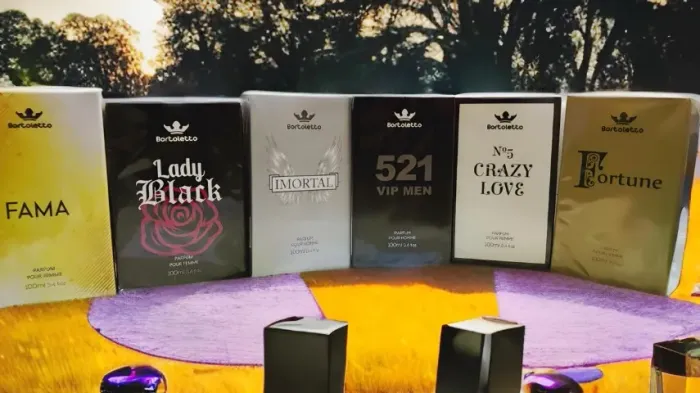 Perfumes 100 ml Originais Atlantica Natural-Bortoleto - Flagrâncias Feminina e Masculina.