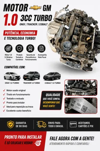 ? MOTOR GM 1.0 TURBO 3 CILINDROS