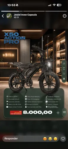 Bike elétrica zerada barata cubro ofertas
