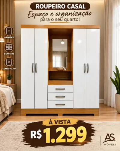 guarda roupa casal