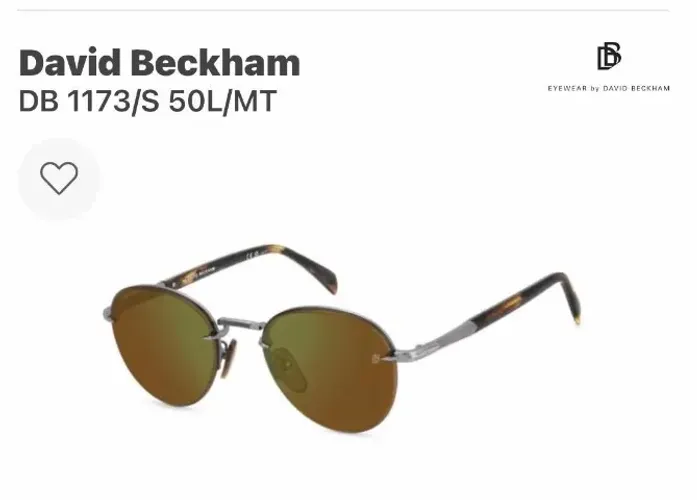 Óculos de Sol David Beckham (Modelo DB 1173/S) - Original