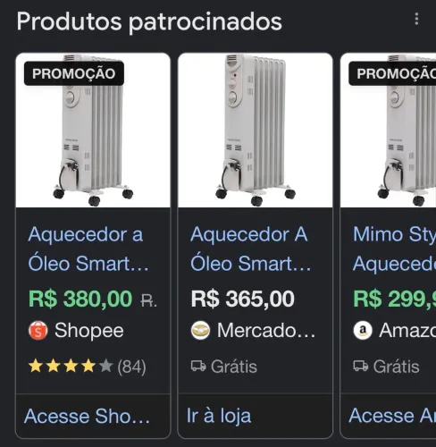 Aquecedor a óleo