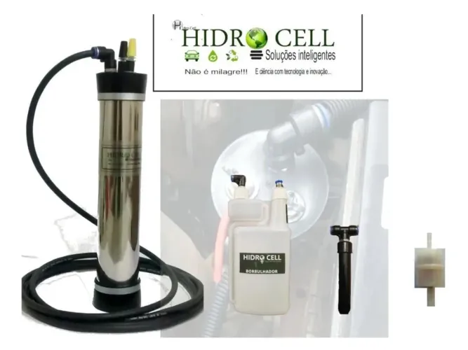 Kit gerador de hidrogênio para veículos carburados de até 1.8.