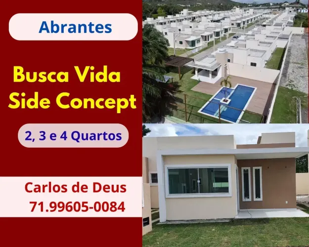 Busca Vida Side Concept, Opções casas 2 , 3 e 4 Quartos , 2 vagas, em Abrantes