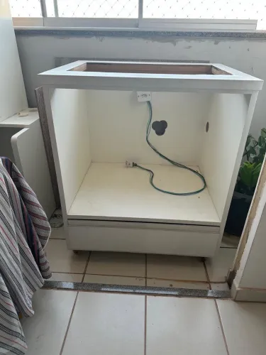 Armário para fogão com gaveta