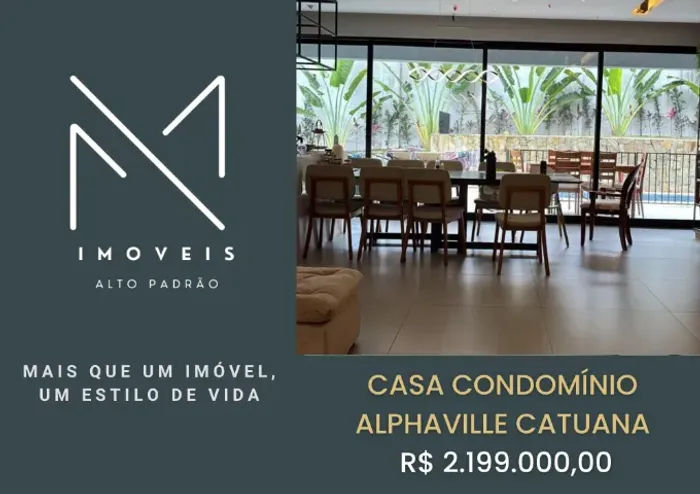 CASA NO CONDOMÍNIO ALPHAVILLE, 300M² ESCRITURADA