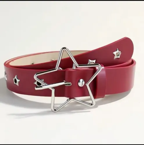 Cinto vermelho estrela
