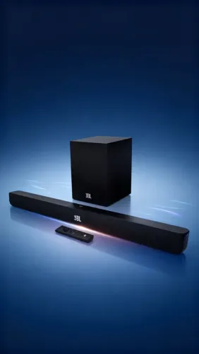 Soundbar JBL Cinema 2.1 Bluetooth com Subwoofer sem Fio 110W USB