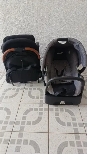Vendo carrinho de bebê e bebê conforto.