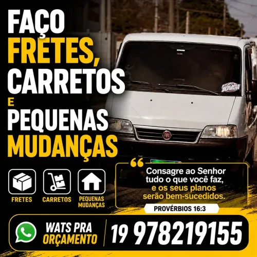 Faço Fretes,  carretos e pequenas mudanças 