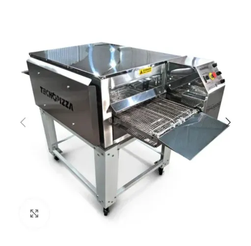 Forno Esteira Tecnopizza TP40100 Maxx Turbo A Gás (Linha 2025) Seminovo.
