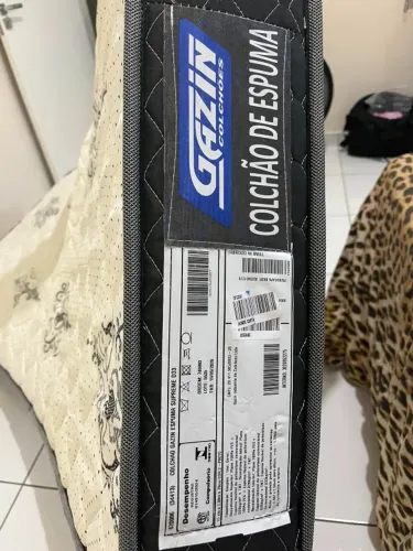 Colchão Solteiro D33 Espuma - 3 meses de uso Gazin