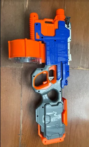 Nerf HyperFire Automática + Magazine - Completa e Funcionando Perfeitamente