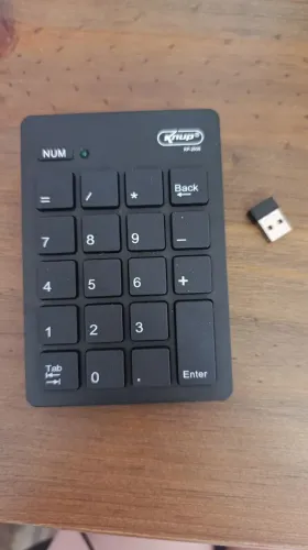 Teclado numérico sem fio