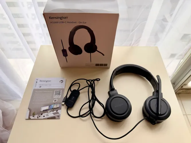 kensington | fone de ouvido pro h1000 usb-c on ear