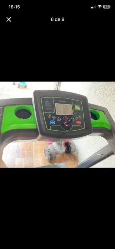 Esteira elétrica Dream Fitness Ergométrica Concept 2.5 cor preto