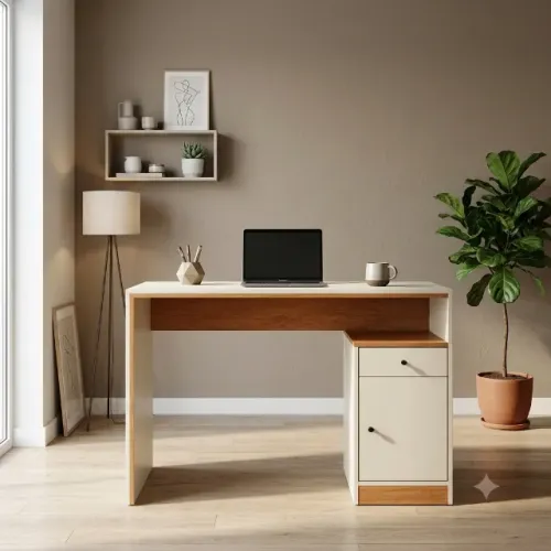 ESCRIVANINHA OFFICE NEW MODERNA EM 2 CORES - PAGUE NA ENTEGA EM ATÉ 12X SEM JUROS
