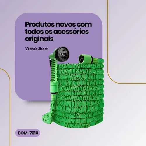 Mangueira Expansível Mágica Expansiva Jardim 15M 7 modos