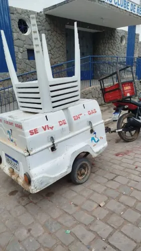 Carretinha moto prático