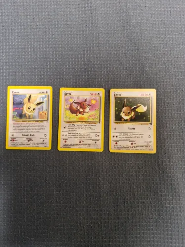Cartas Pokémon Eevee antigas