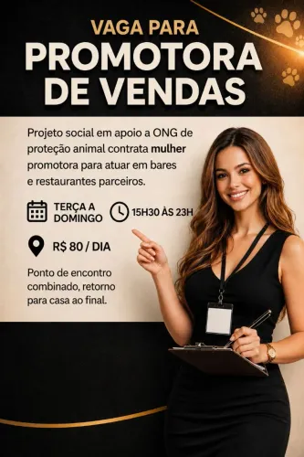 VAGA PROMOTORA DE VENDAS