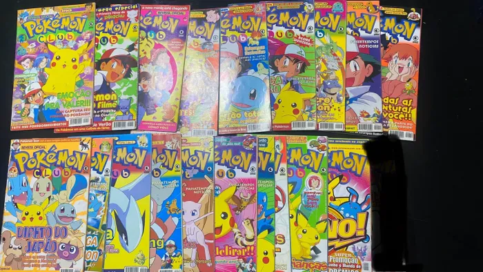 Revistas Pokémon Club Nostalgia anos 90