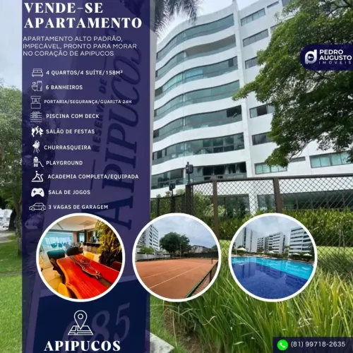 Imóvel para venda com 158 metros quadrados com 4 quartos em Monteiro - Recife - PE
